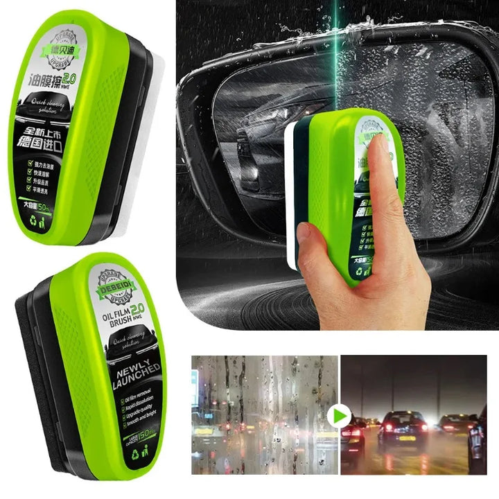 Car Glass Oil Film Cleaning Tool Glass Oil Film Remover for Car Window Windshield Hydrophobic Glass Coating Versatile Effective